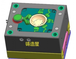 一个散热器产品压铸模具设计图档
